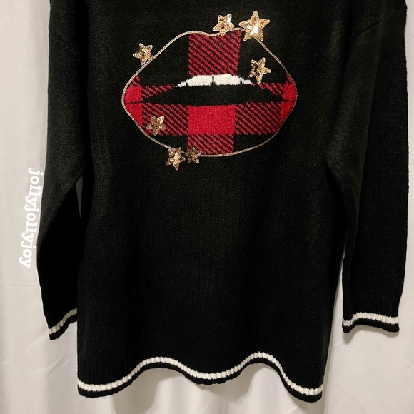 SET: Torrid Stars Lips Pullover Sweater/Stars Tulle Skater Mini Skirt 1X - Picture 7 of 14